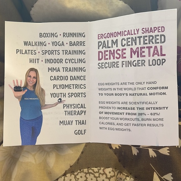 NWT IN BOX Egg Weights 3lb set (1.5 lbs. each) - Picture 2 of 5